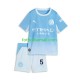 Matchtröjor Manchester City Elliot Anderson 5 2026-2027 Kortärmad till Barn (1:a ställ)