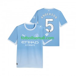 Matchtröjor Manchester City Elliot Anderson 5 2026-2027 Kortärmad till Herr (1:a ställ)