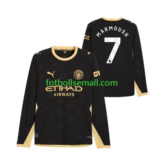 Matchtröjor Manchester City Omar Marmoush 7 2026-2027 Långärmad till Herr (2:a ställ)