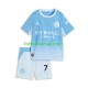 Matchtröjor Manchester City Omar Marmoush 7 2026-2027 Kortärmad till Barn (1:a ställ)