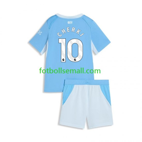 Matchtröjor Manchester City Rayan Cherki 10 2026-2027 Kortärmad till Barn (1:a ställ)