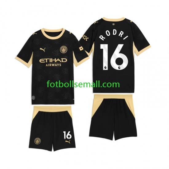 Matchtröjor Manchester City Rodri 16 2026-2027 Kortärmad till Barn (2:a ställ)