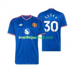 Matchtröjor Manchester United Benjamin Sesko 30 2026-2027 Kortärmad till Herr (2:a ställ) Matchtröjor Manchester United Benjamin Sesko 30 2026-2027 Kortärmad till Herr (2:a ställ)