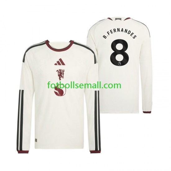 Matchtröjor Manchester United Bruno Fernandes 8 2026-2027 Långärmad till Herr (3:e ställ)