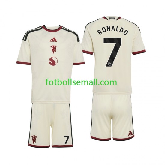Matchtröjor Manchester United Cristiano Ronaldo 7 2026-2027 Kortärmad till Barn (3:e ställ)