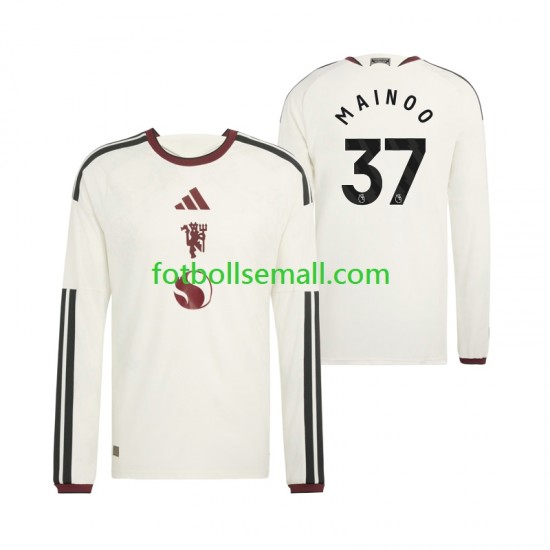 Matchtröjor Manchester United Kobbie Mainoo 37 2026-2027 Långärmad till Herr (3:e ställ)