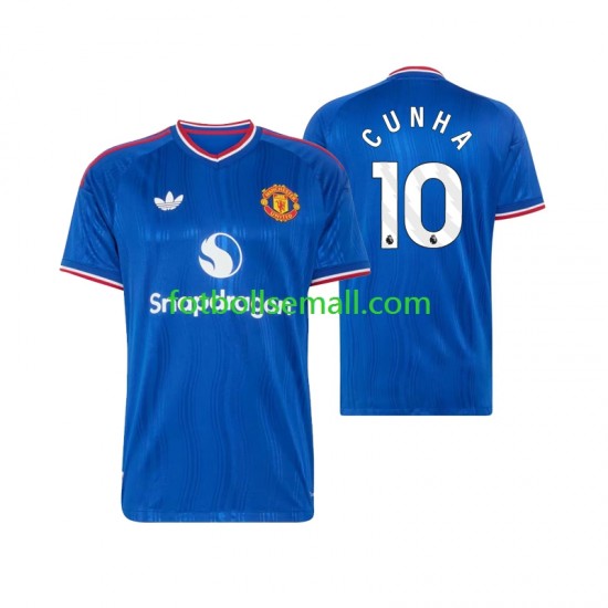 Matchtröjor Manchester United Matheus Cunha 10 2026-2027 Kortärmad till Herr (2:a ställ)