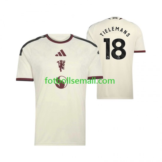 Matchtröjor Manchester United Youri Tielemans 18 2026-2027 Kortärmad till Herr (3:e ställ)