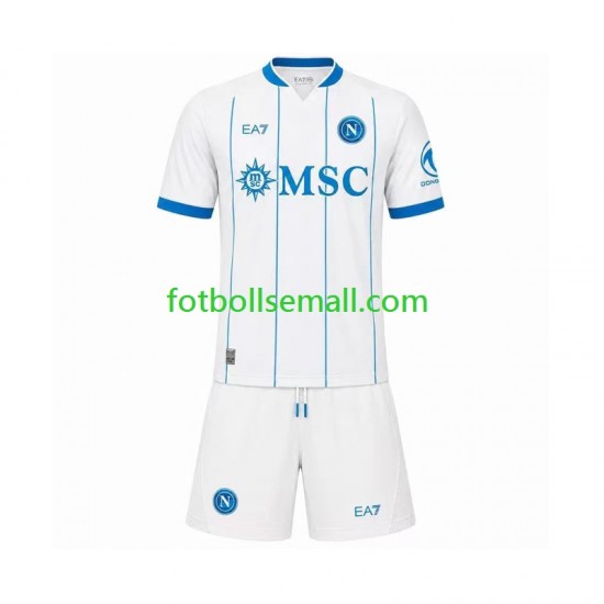 Matchtröjor SSC Napoli 2026-2027 Kortärmad till Barn (2:a ställ)