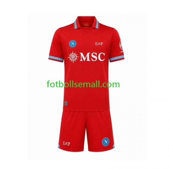 Matchtröjor SSC Napoli 2026-2027 Kortärmad till Barn (3:e ställ)