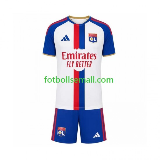 Matchtröjor Olympique Lyonnais 2026-2027 Kortärmad till Barn (2:a ställ)