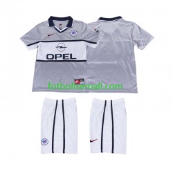 Matchtröjor Paris Saint-Germain Retro 2000 2001 Kortärmad till Barn (2:a ställ)
