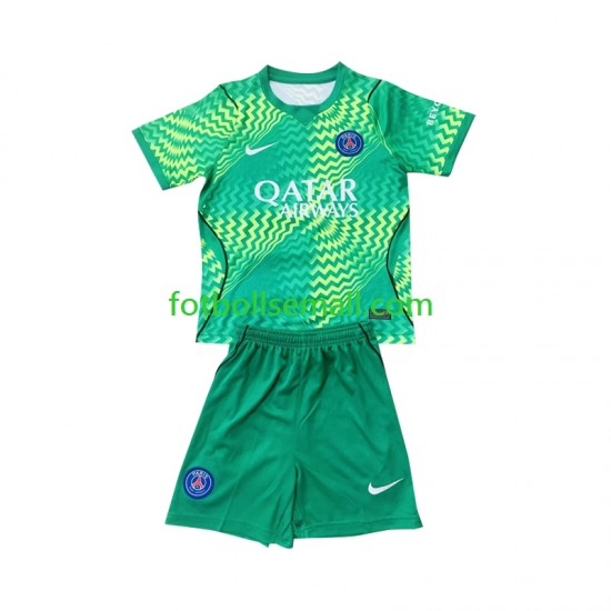 Matchtröjor Paris Saint-Germain Målvaktströja 2026-2027 Kortärmad till Barn (2:a ställ)