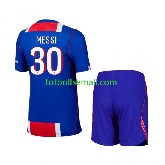 Matchtröjor Paris Saint-Germain Lionel Messi 30 2026-2027 Kortärmad till Barn (1:a ställ)