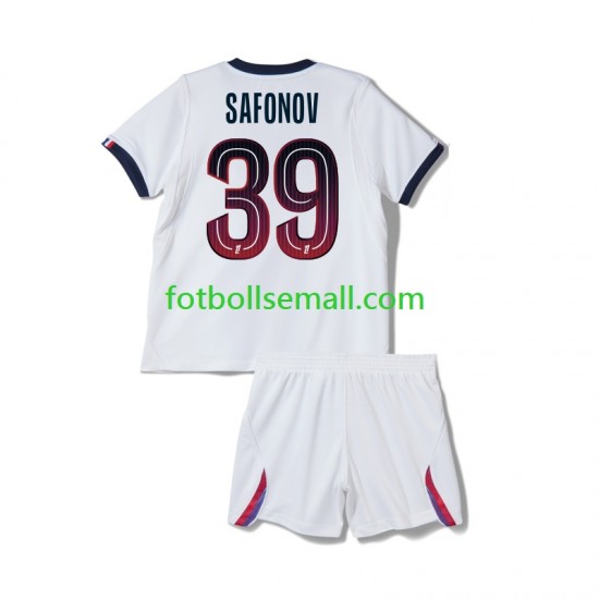 Matchtröjor Paris Saint-Germain Matvey Safonov 39 2026-2027 Kortärmad till Barn (2:a ställ)
