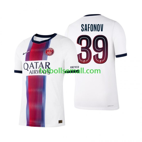 Matchtröjor Paris Saint-Germain Matvey Safonov 39 2026-2027 Kortärmad till Herr (2:a ställ)