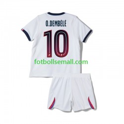 Matchtröjor Paris Saint-Germain Ousmane Dembele 10 2026-2027 Kortärmad till Barn (2:a ställ)