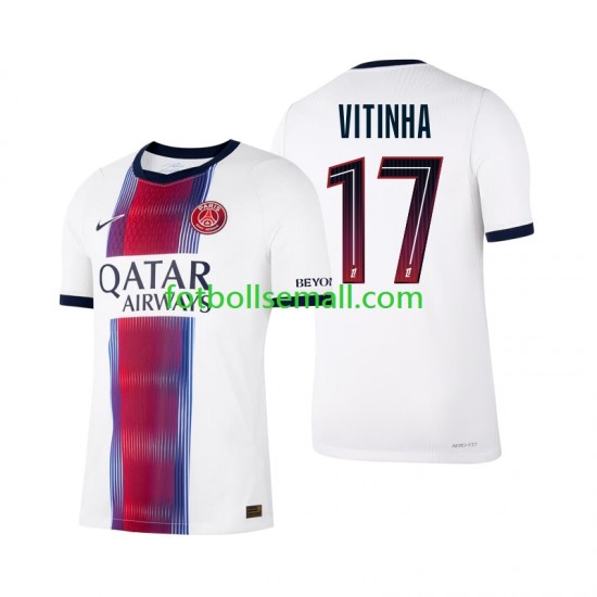 Matchtröjor Paris Saint-Germain Vitinha 17 2026-2027 Kortärmad till Herr (2:a ställ)