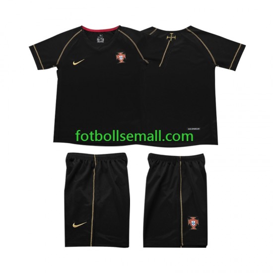 Matchtröjor Portugal Retro 2006 Kortärmad till Barn (2:a ställ)