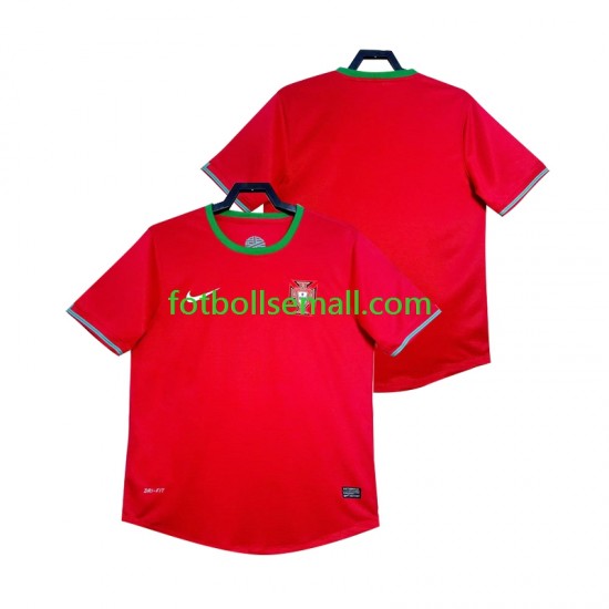 Matchtröjor Portugal Retro 2012 Kortärmad till Herr (1:a ställ)