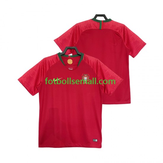 Matchtröjor Portugal Retro 2018 Kortärmad till Herr (1:a ställ)
