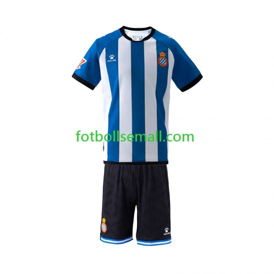 Matchtröjor RCD Espanyol 2026-2027 Kortärmad till Barn (1:a ställ)