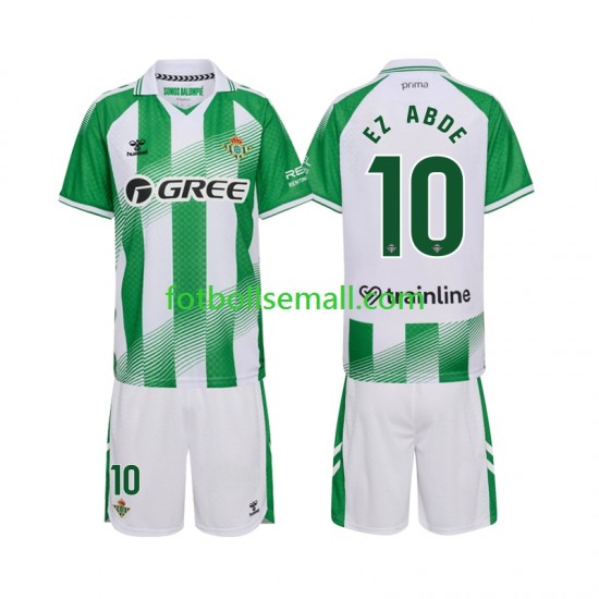 Matchtröjor Real Betis Ez Abde 10 2026-2027 Kortärmad till Barn (1:a ställ)
