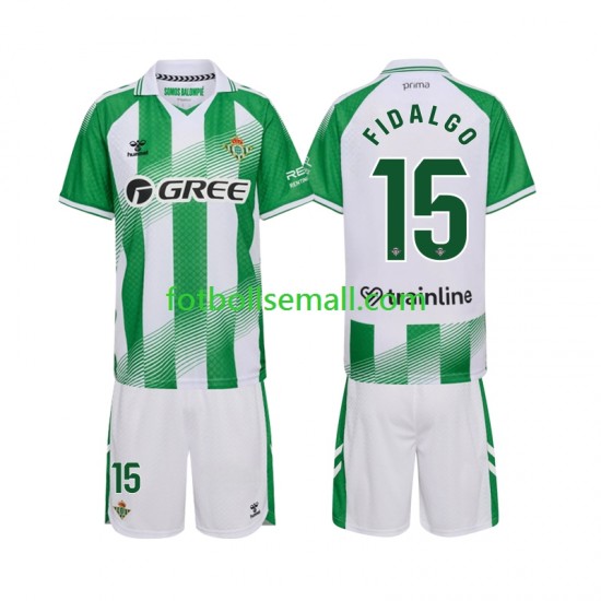 Matchtröjor Real Betis Fidalgo 15 2026-2027 Kortärmad till Barn (1:a ställ)