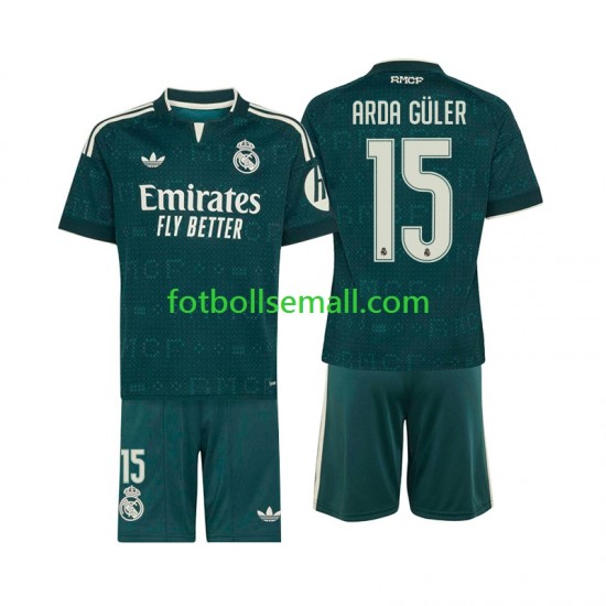 Matchtröjor Real Madrid Arda Guler 15 2026-2027 Kortärmad till Barn (2:a ställ)