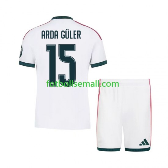 Matchtröjor Real Madrid Arda Guler 15 2026-2027 Kortärmad till Barn (1:a ställ)