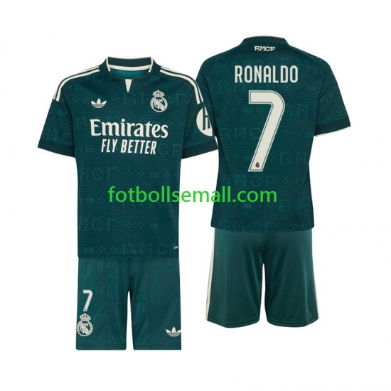 Matchtröjor Real Madrid Cristiano Ronaldo 7 2026-2027 Kortärmad till Barn (2:a ställ)