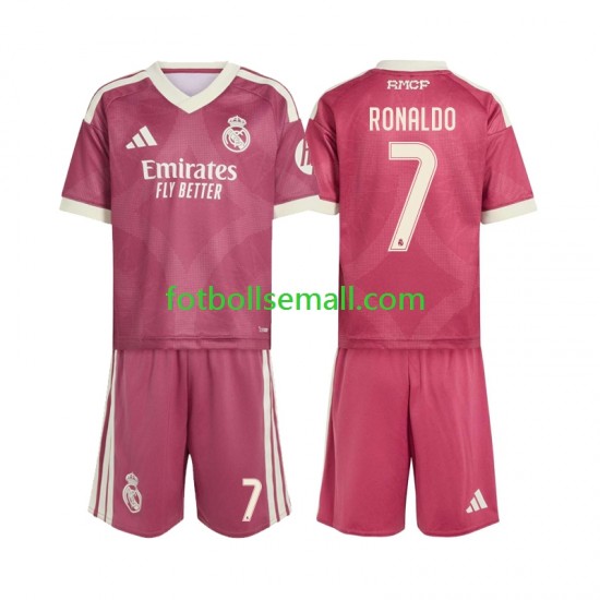 Matchtröjor Real Madrid Cristiano Ronaldo 7 2026-2027 Kortärmad till Barn (3:e ställ)