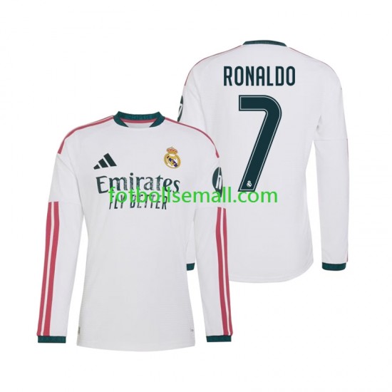 Matchtröjor Real Madrid Cristiano Ronaldo 7 2026-2027 Långärmad till Herr (1:a ställ)
