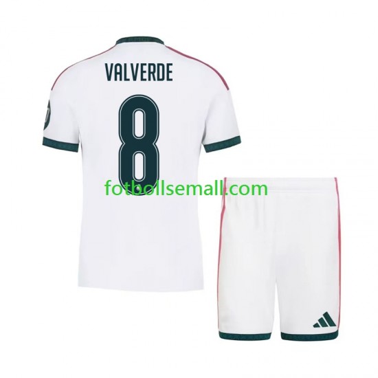 Matchtröjor Real Madrid Federico Valverde 8 2026-2027 Kortärmad till Barn (1:a ställ)