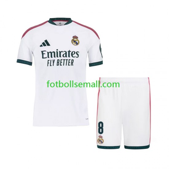 Matchtröjor Real Madrid Federico Valverde 8 2026-2027 Kortärmad till Barn (1:a ställ)