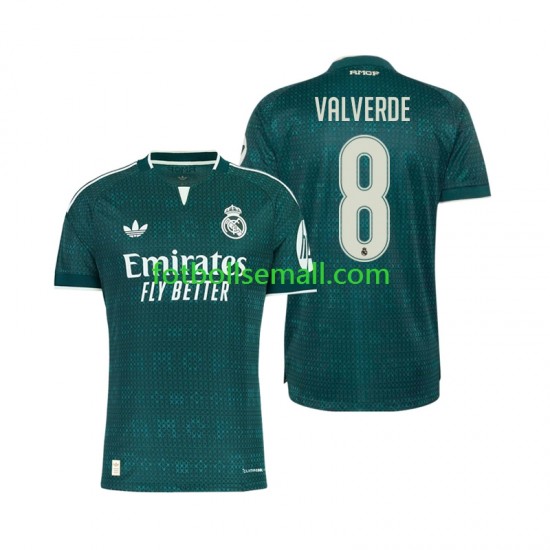 Matchtröjor Real Madrid Federico Valverde 8 2026-2027 Kortärmad till Herr (2:a ställ)