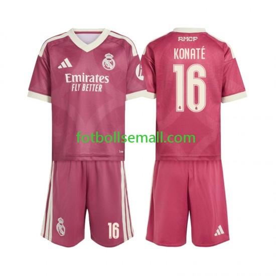 Matchtröjor Real Madrid Ibrahima Konate 16 2026-2027 Kortärmad till Barn (3:e ställ)