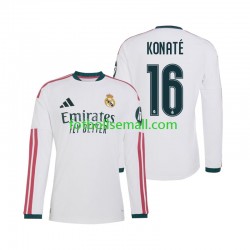 Matchtröjor Real Madrid Ibrahima Konate 16 2026-2027 Långärmad till Herr (1:a ställ) Matchtröjor Real Madrid Ibrahima Konate 16 2026-2027 Långärmad till Herr (1:a ställ)