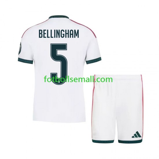 Matchtröjor Real Madrid Jude Bellingham 5 2026-2027 Kortärmad till Barn (1:a ställ)