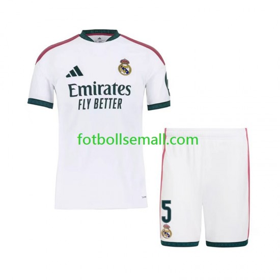 Matchtröjor Real Madrid Jude Bellingham 5 2026-2027 Kortärmad till Barn (1:a ställ)