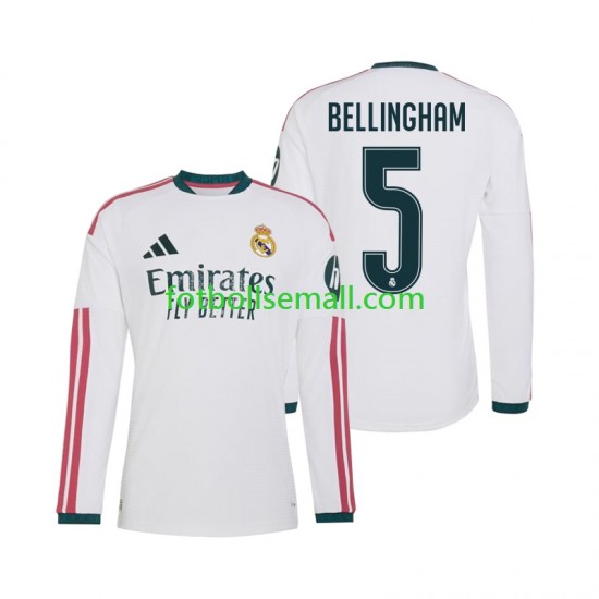 Matchtröjor Real Madrid Jude Bellingham 5 2026-2027 Långärmad till Herr (1:a ställ)
