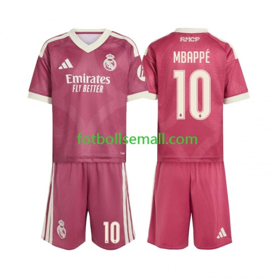 Matchtröjor Real Madrid Kylian Mbappe 10 2026-2027 Kortärmad till Barn (3:e ställ)