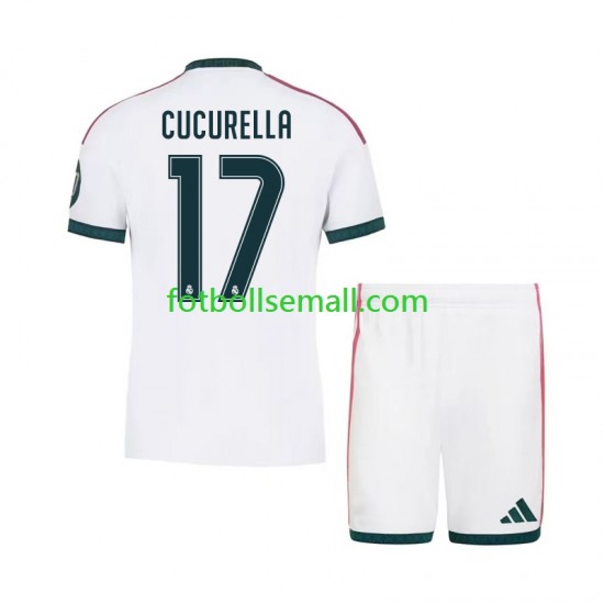 Matchtröjor Real Madrid Marc Cucurella 17 2026-2027 Kortärmad till Barn (1:a ställ)