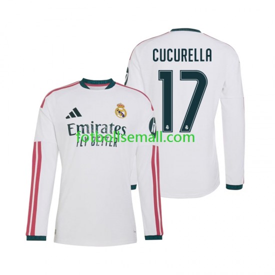 Matchtröjor Real Madrid Marc Cucurella 17 2026-2027 Långärmad till Herr (1:a ställ)