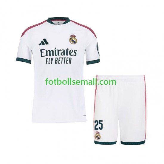 Matchtröjor Real Madrid Yan Diomande 25 2026-2027 Kortärmad till Barn (1:a ställ)
