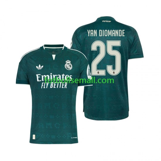 Matchtröjor Real Madrid Yan Diomande 25 2026-2027 Kortärmad till Herr (2:a ställ)