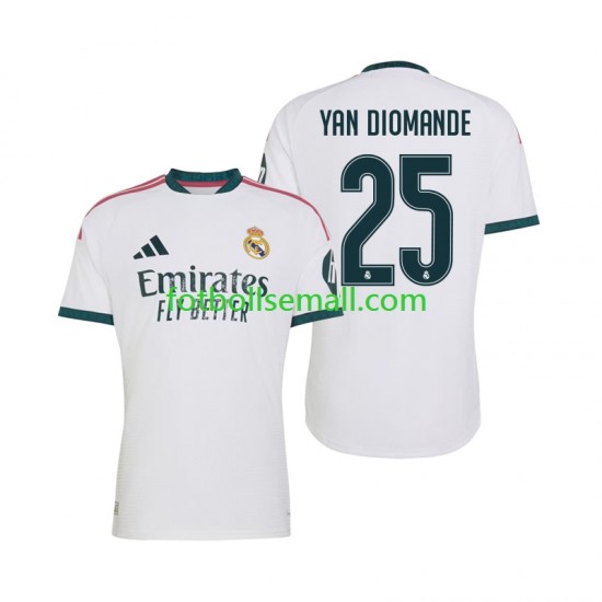 Matchtröjor Real Madrid Yan Diomande 25 2026-2027 Kortärmad till Herr (1:a ställ)