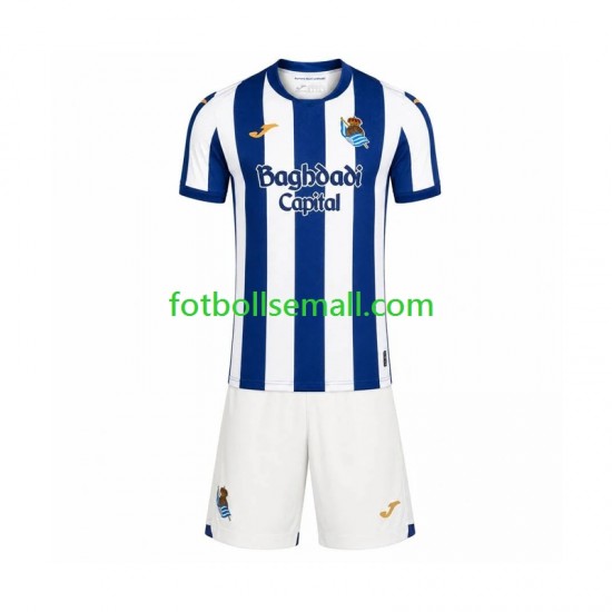 Matchtröjor Real Sociedad 2026-2027 Kortärmad till Barn (1:a ställ)