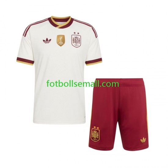 Matchtröjor Spanien 2-star 2026-2027 Kortärmad till Barn (2:a ställ)