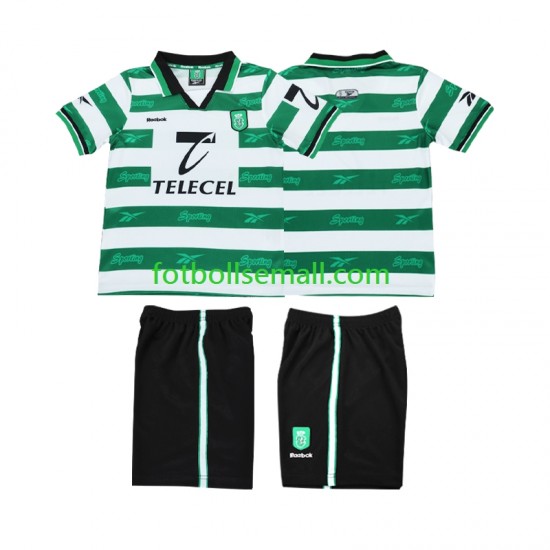 Matchtröjor Sporting Lissabon Retro 1999 2000 Kortärmad till Barn (1:a ställ)